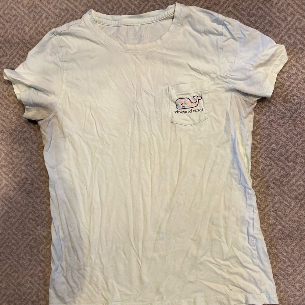 Aqua Vineyard Vines classic tshirt